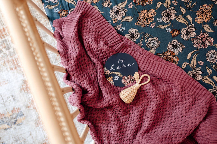 Fitted Cot Sheet Belle