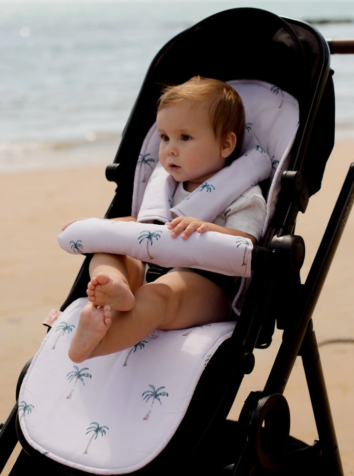 Bambella Designs Pram Bar Cover | Malibu Sand