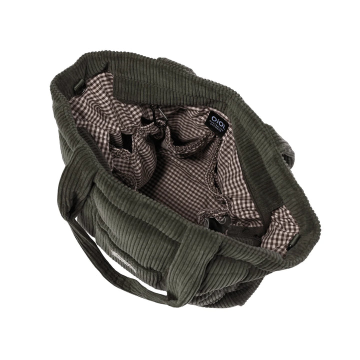 OiOi Everyday Tote - Moss Green Corduroy