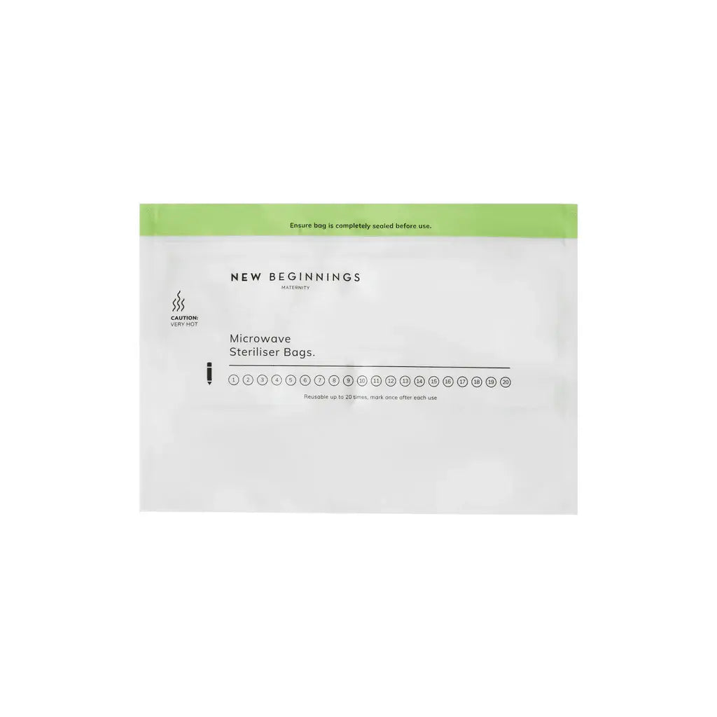 New Beginnings MICROWAVE STERILISER BAGS - 6pcs