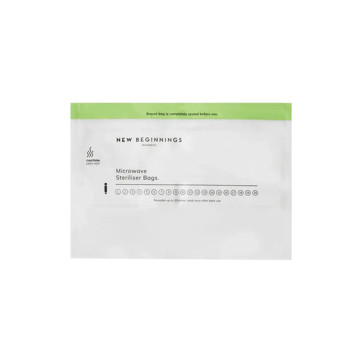 New Beginnings MICROWAVE STERILISER BAGS - 6pcs