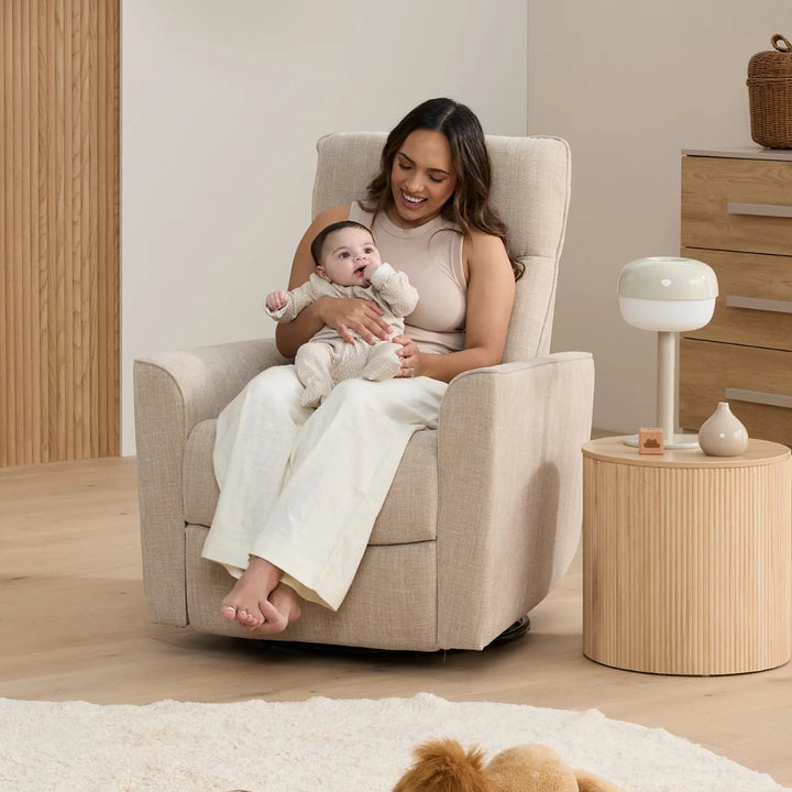 iL Tutto Felix Electric Recliner Glider Chair with USB in Latté