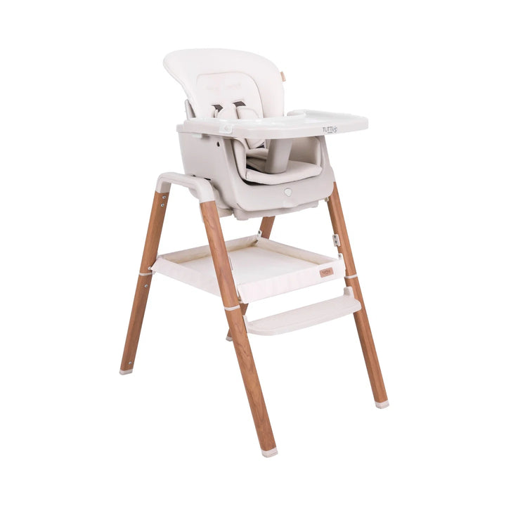 iL Tutto Nova Evolutionary High Chair in Scandi Walnut and Ecru