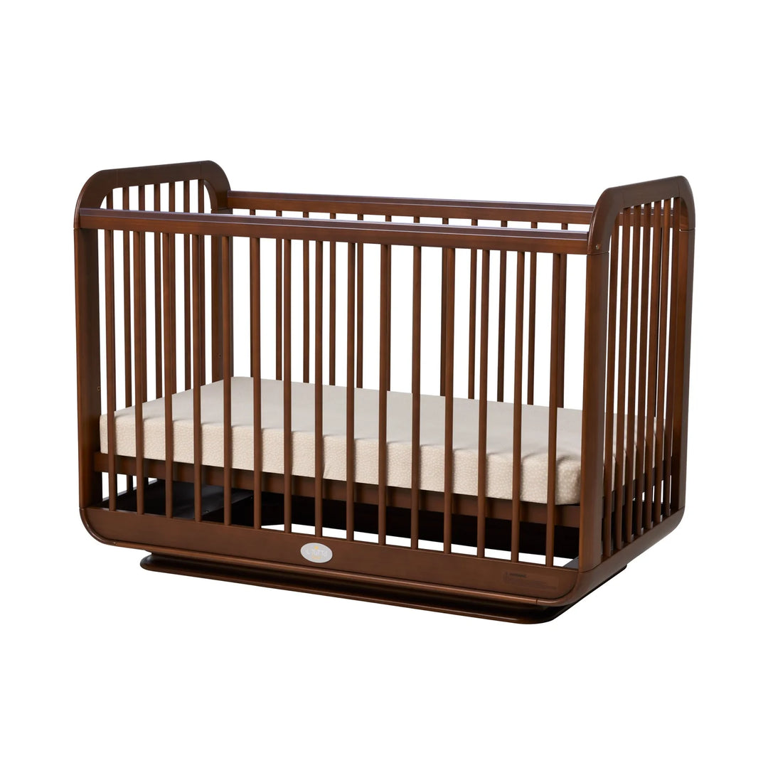iL Tutto Ollie Sustainable Timber Cot in Walnut