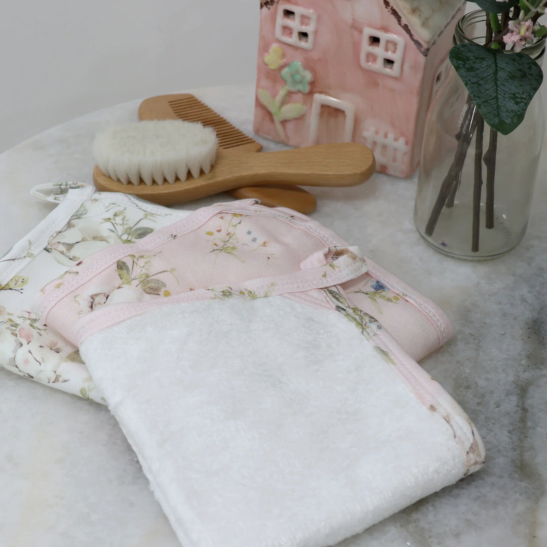 Bubba Blue Sleeping Bunny 3pk Wash Cloths