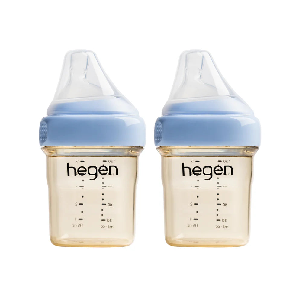 Hegen PCTO™ 150ml/5oz Feeding Bottle PPSU (2-pack) Blue