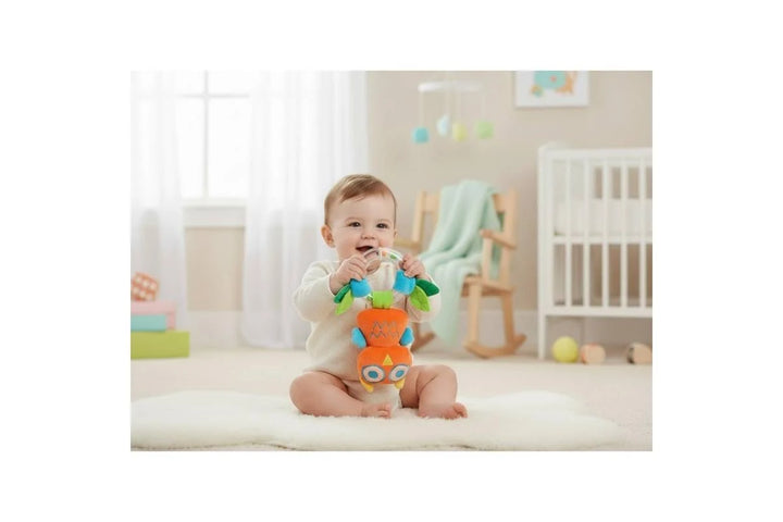 123 Grow Ring Rattle – Owl (RR460)