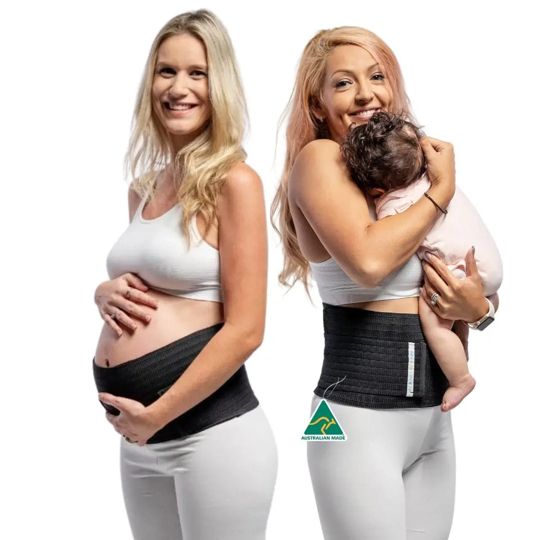 Belly Bands 3-in-1 Belly Band for Pregnancy, Postpartum, C-section - Black