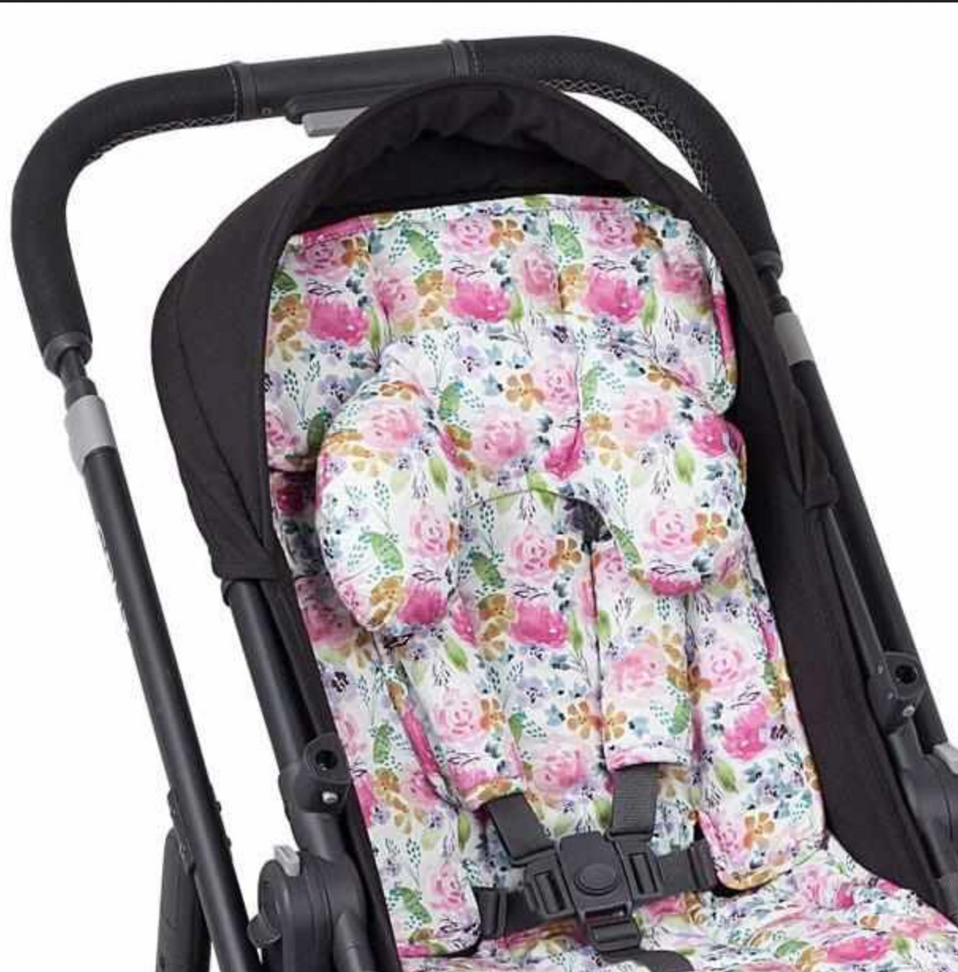 Outlookbaby 3 Piece Harness Cover Set Floral Delight