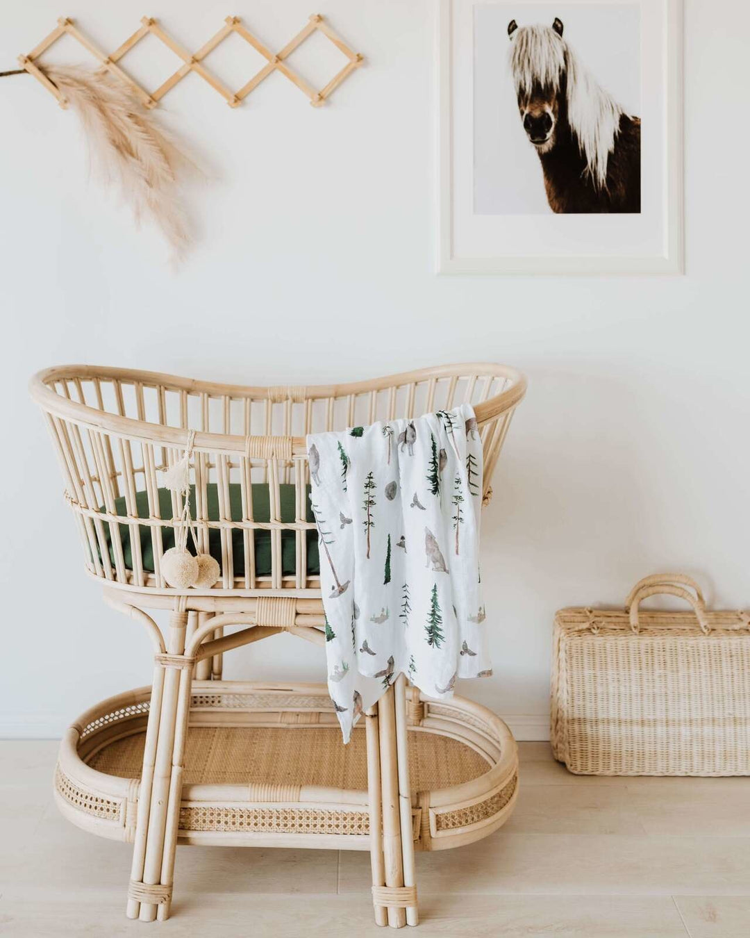 Bassinet Sheet / Change Pad Cover Olive