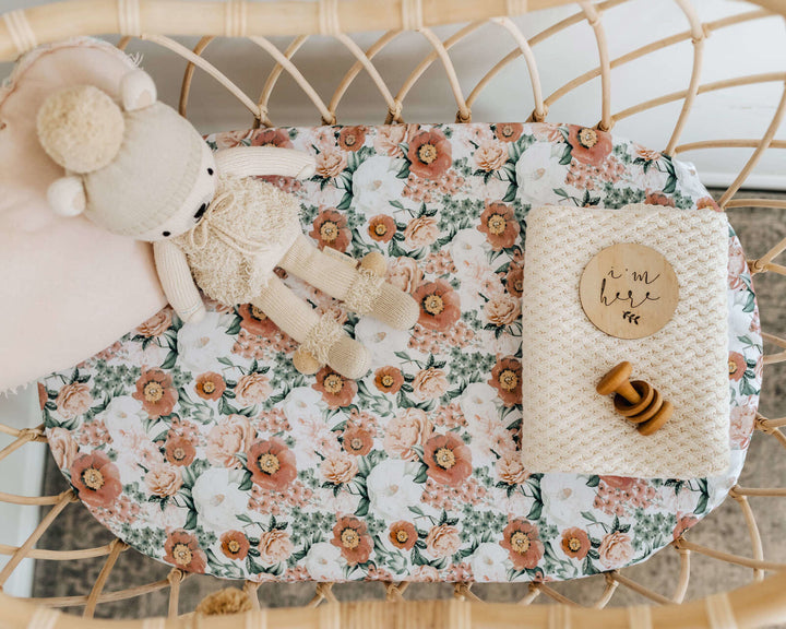 Bassinet Sheet / Change Pad Cover Florence