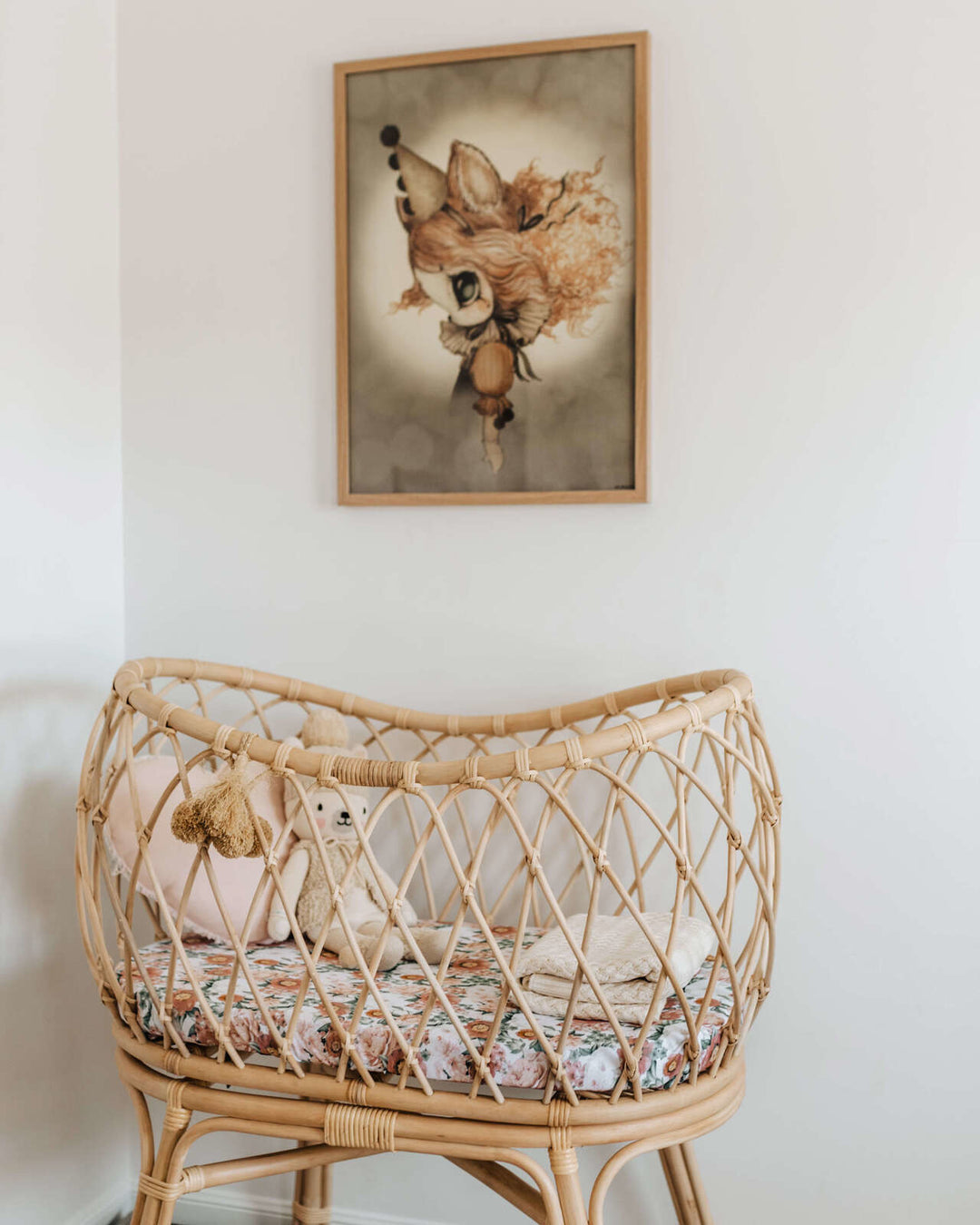 Bassinet Sheet / Change Pad Cover Florence