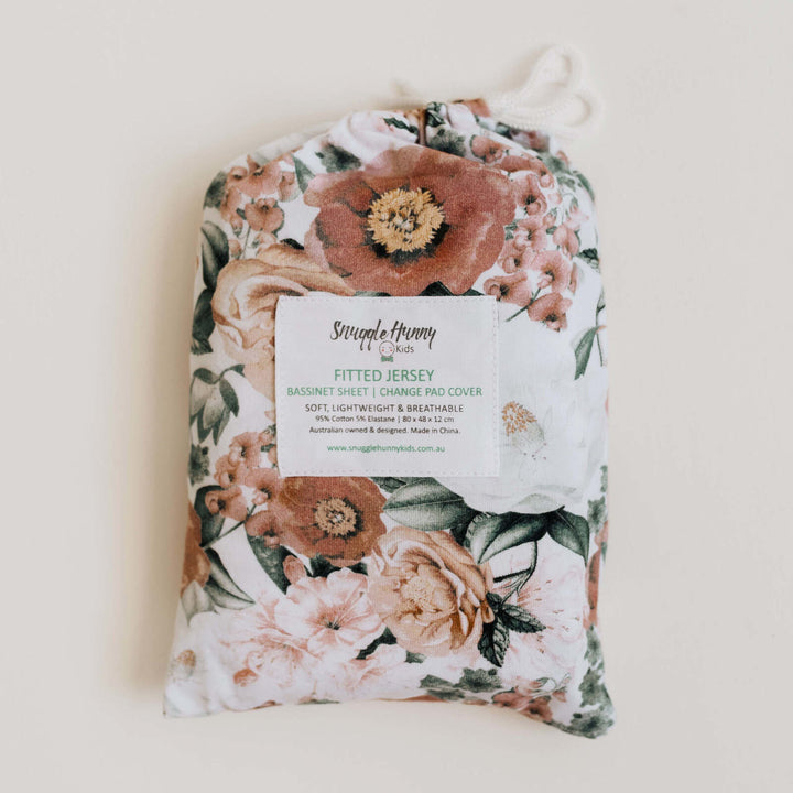 Bassinet Sheet / Change Pad Cover Florence