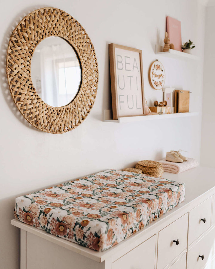 Bassinet Sheet / Change Pad Cover Florence