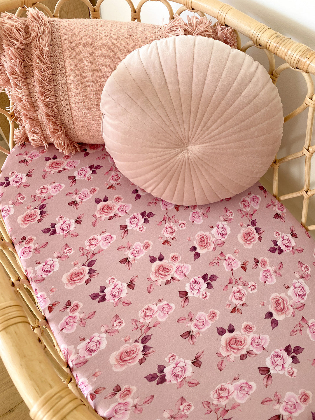 Bassinet Sheet / Change Pad Cover Blossom