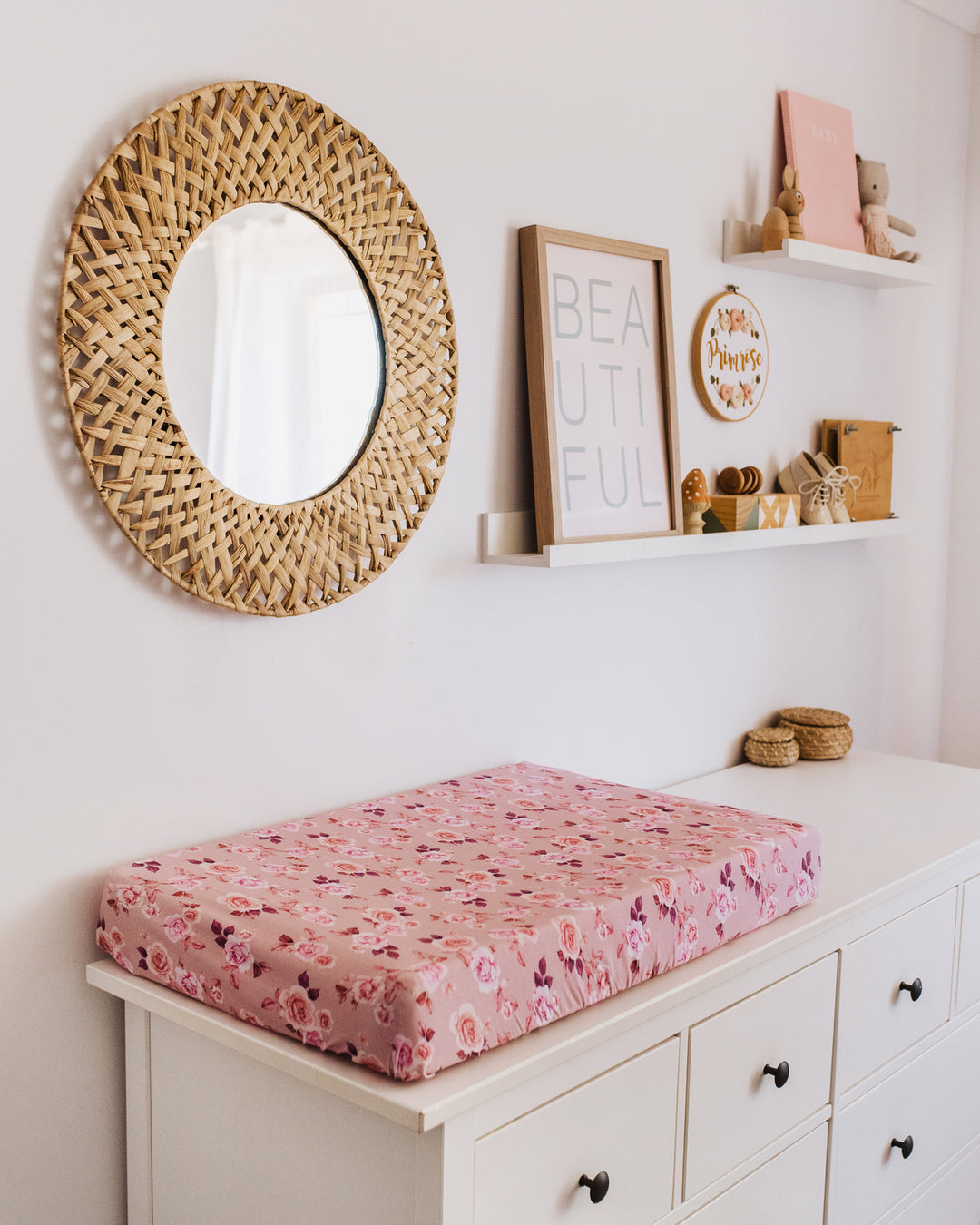 Bassinet Sheet / Change Pad Cover Blossom