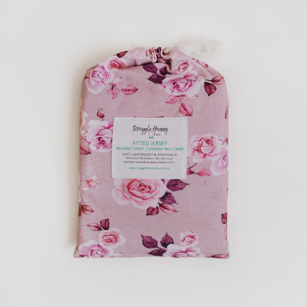 Bassinet Sheet / Change Pad Cover Blossom