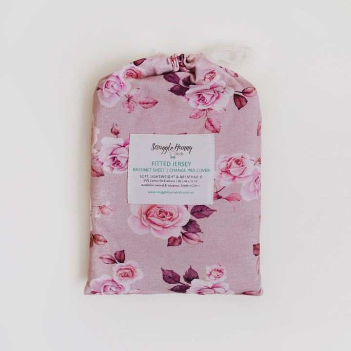 Bassinet Sheet / Change Pad Cover Blossom
