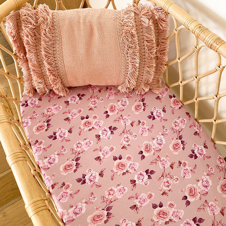 Bassinet Sheet / Change Pad Cover Blossom