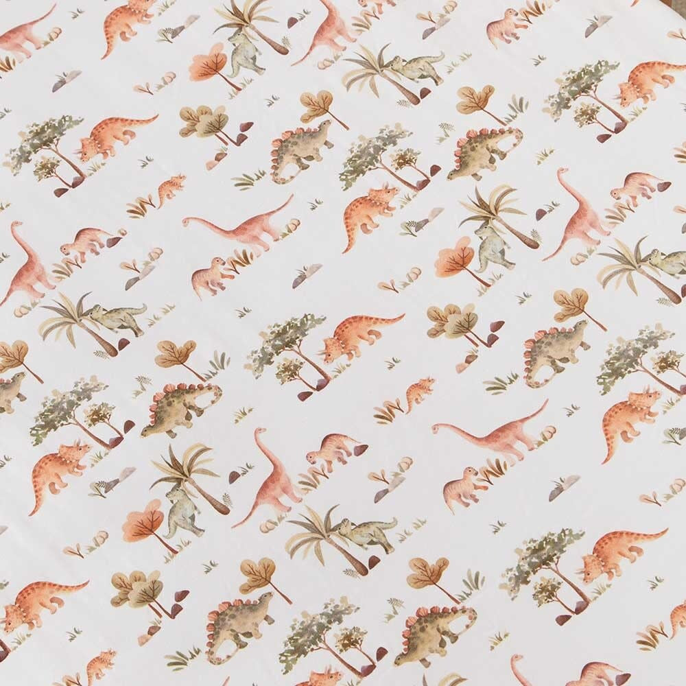 Bassinet Sheet / Change Pad Cover Dino