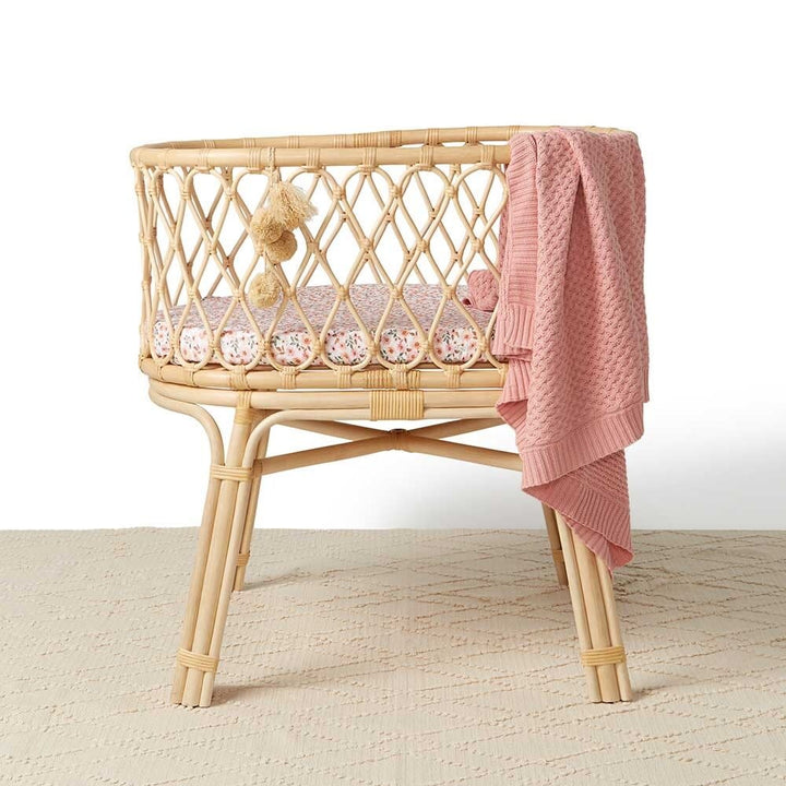 Bassinet Sheet / Change Pad Cover Spring Floral