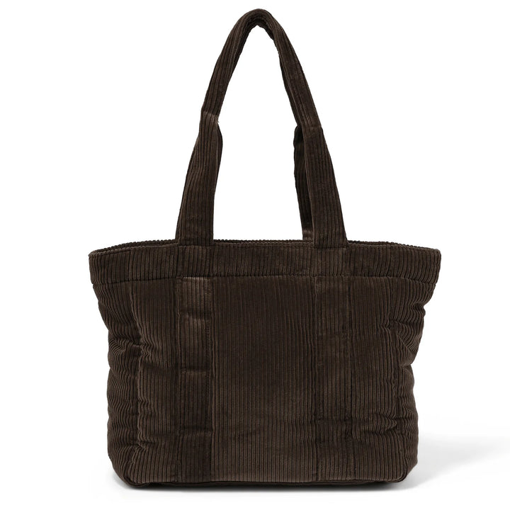 OiOi Everyday Tote - Chocolate Brown Corduroy