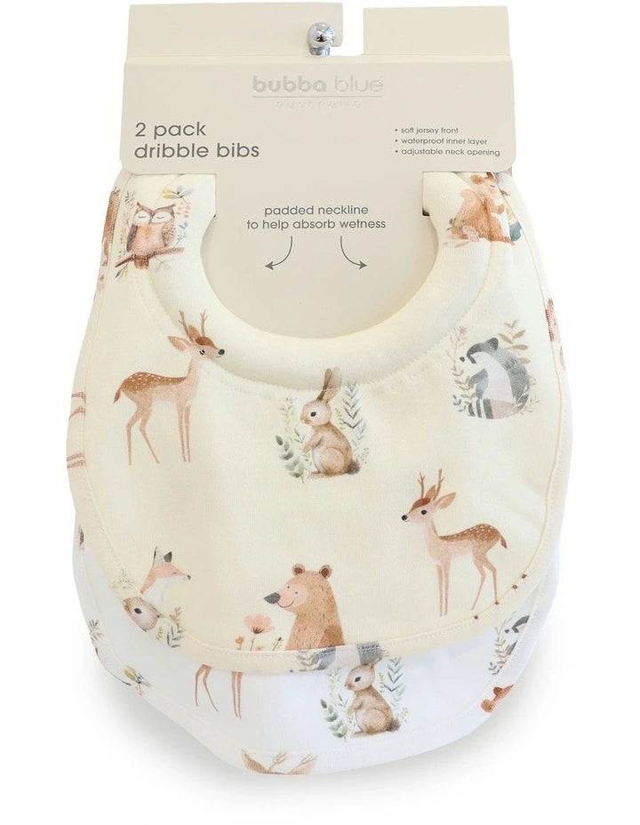 Bubba Blue ENCHANTED 2PK DRIBBLE BIBS