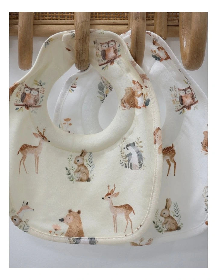 Bubba Blue ENCHANTED 2PK DRIBBLE BIBS