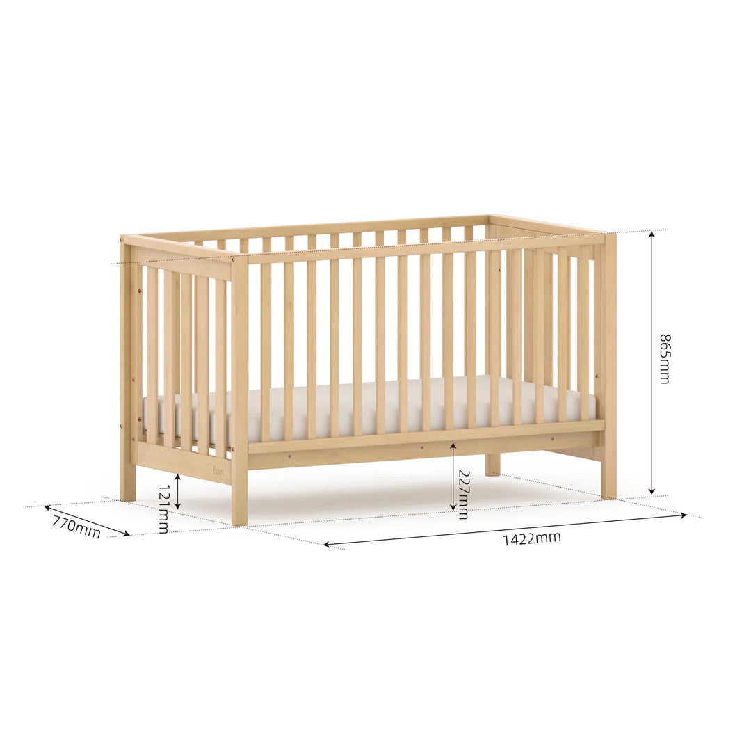 Boori Oslo Baby Cot - Barley White (B-OSCBV26/BA)