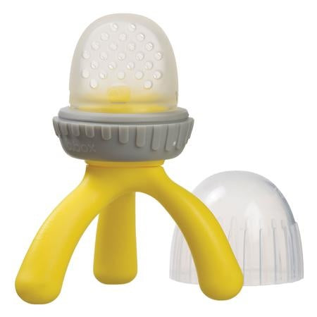 B.Box Silicone Fresh Food Feeder - Lemon sherbet