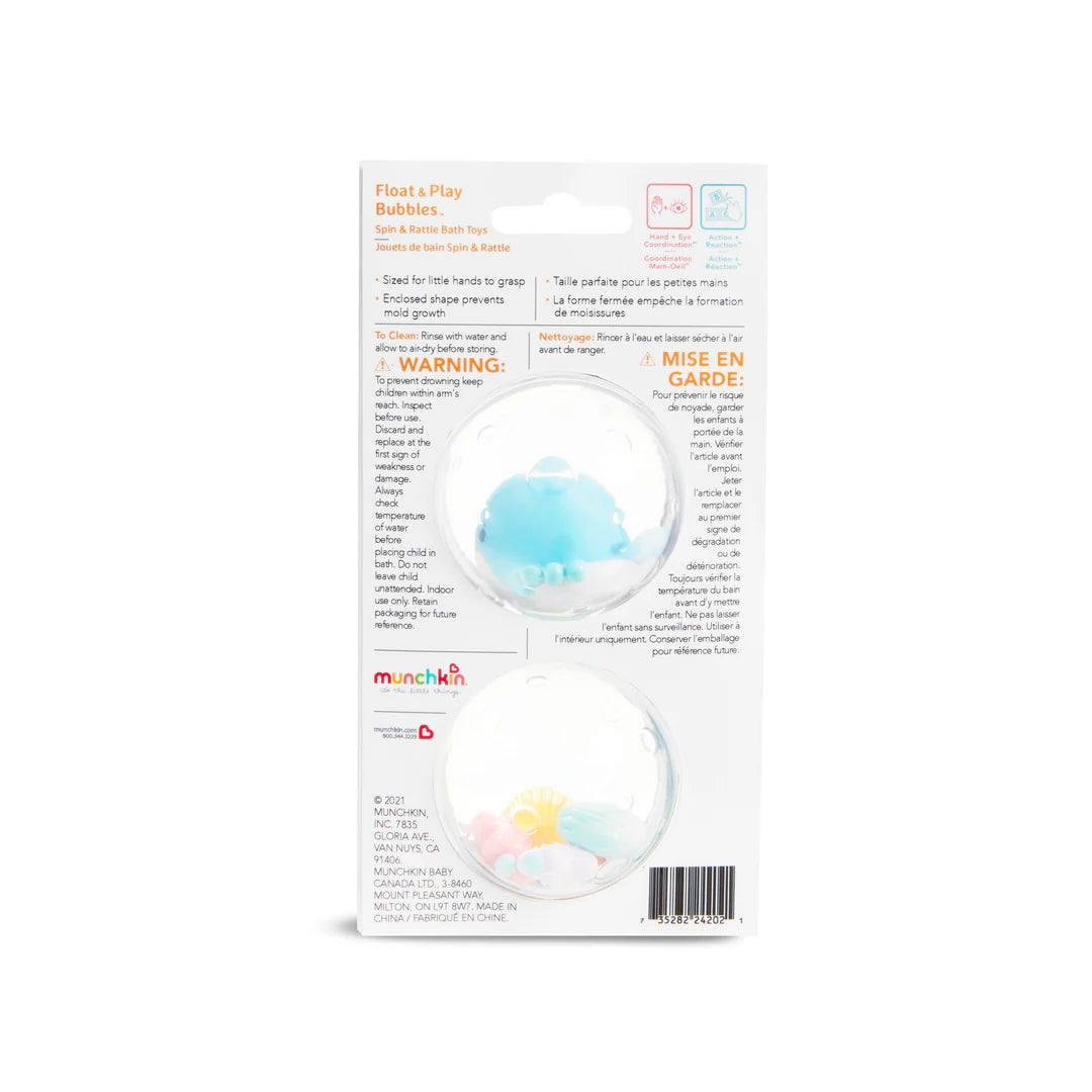 Munchkin Float & Play Bubbles (Assorted Colour Randomly Selected)