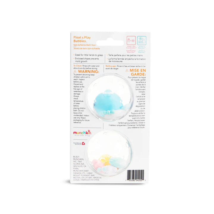 Munchkin Float & Play Bubbles (Assorted Colour Randomly Selected)