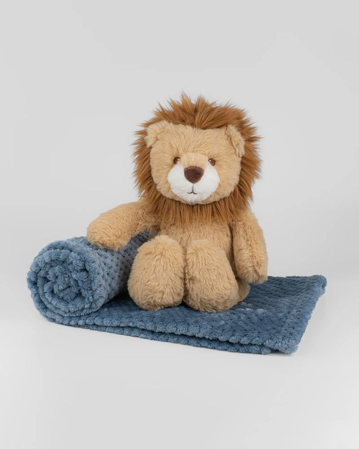 Little Linen Soft Plush Toy & Blanket - Savanna Lion