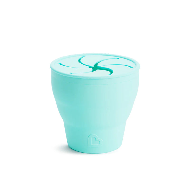 Munchkin C’est Silicone Snack Catcher w/ Lid (Mint)