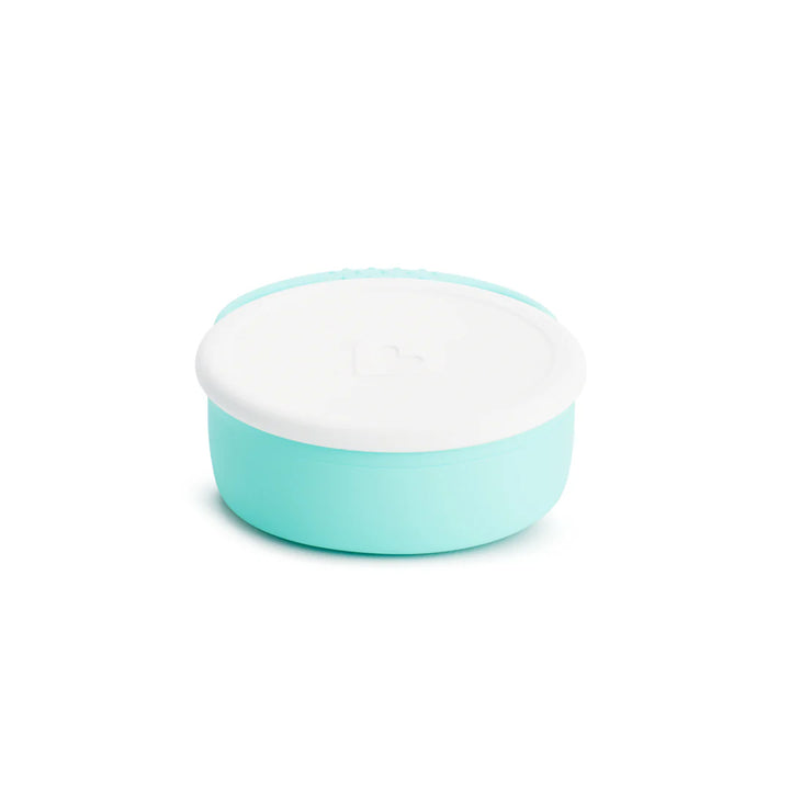 Munchkin C’est Silicone Snack Catcher w/ Lid (Mint)