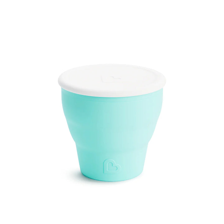 Munchkin C’est Silicone Snack Catcher w/ Lid (Mint)