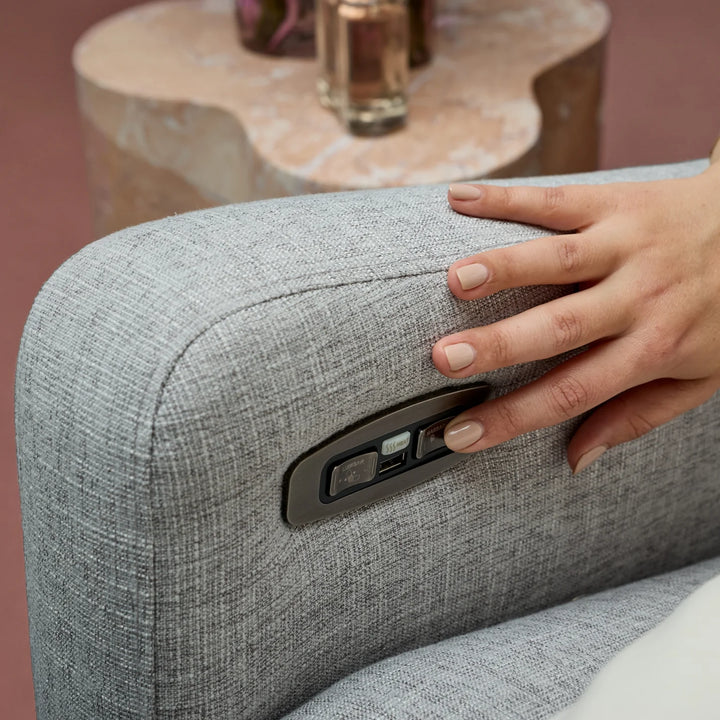 Il Tutto Henry Plus Massage & Heat Nursing Chair in Pure Grey