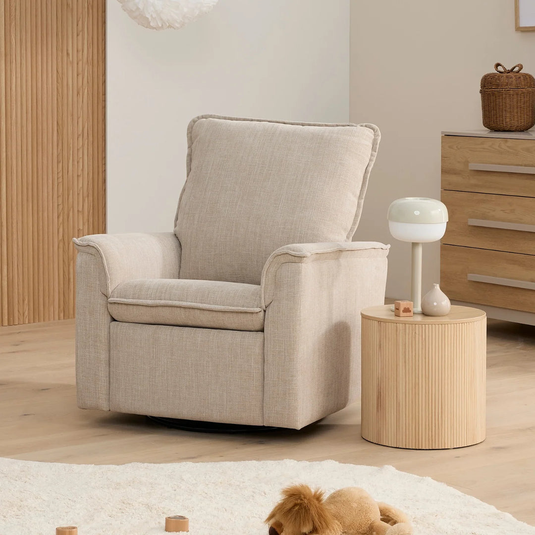 Il Tutto Louie Recliner Glider Nursery Chair in Latté
