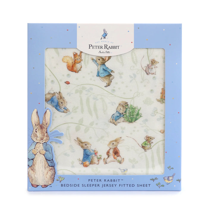Bubba Blue Peter Rabbit & Benjamin Bunny Co Sleeper/Bedside Sleeper Fitted Sheet
