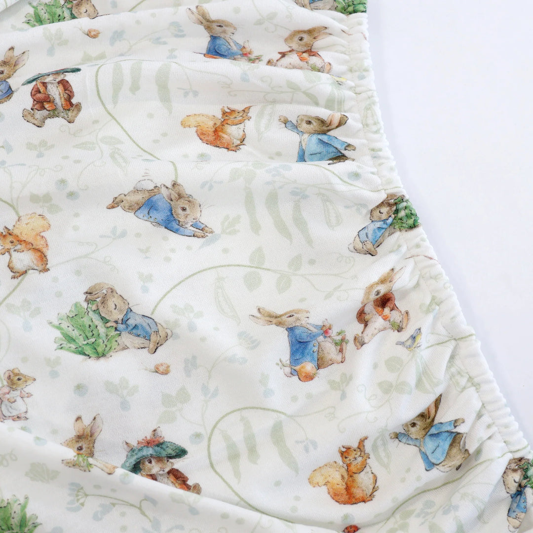 Bubba Blue Peter Rabbit & Benjamin Bunny Co Sleeper/Bedside Sleeper Fitted Sheet
