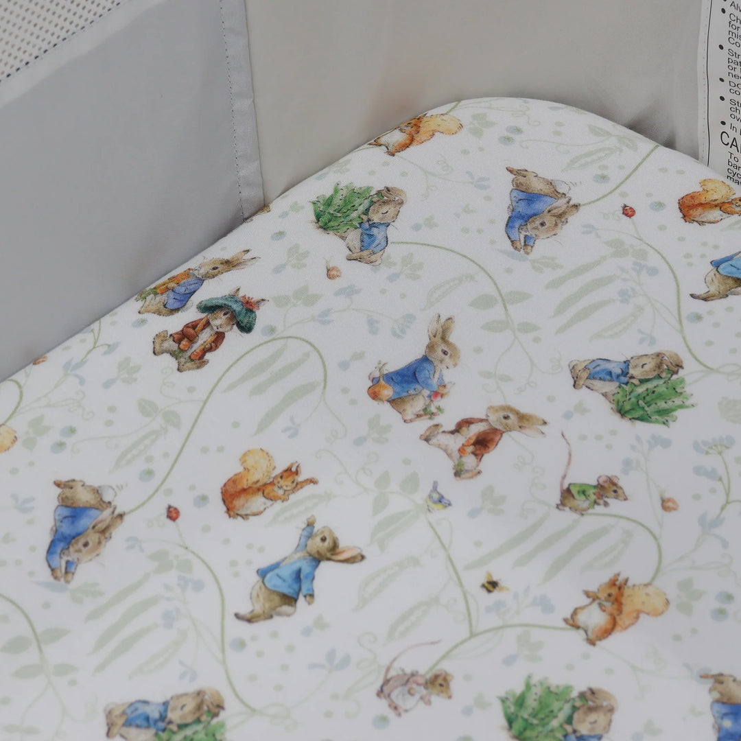 Bubba Blue Peter Rabbit & Benjamin Bunny Co Sleeper/Bedside Sleeper Fitted Sheet