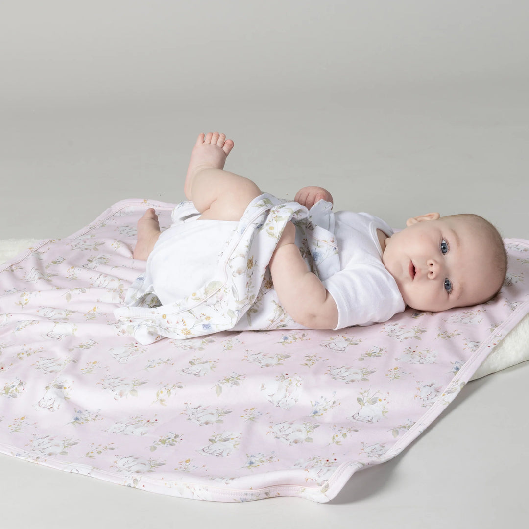 Bubba Blue Sleeping Bunny 2pk Jersey Wraps