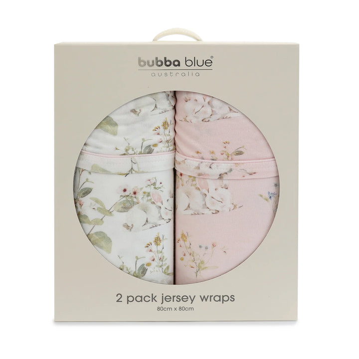 Bubba Blue Sleeping Bunny 2pk Jersey Wraps