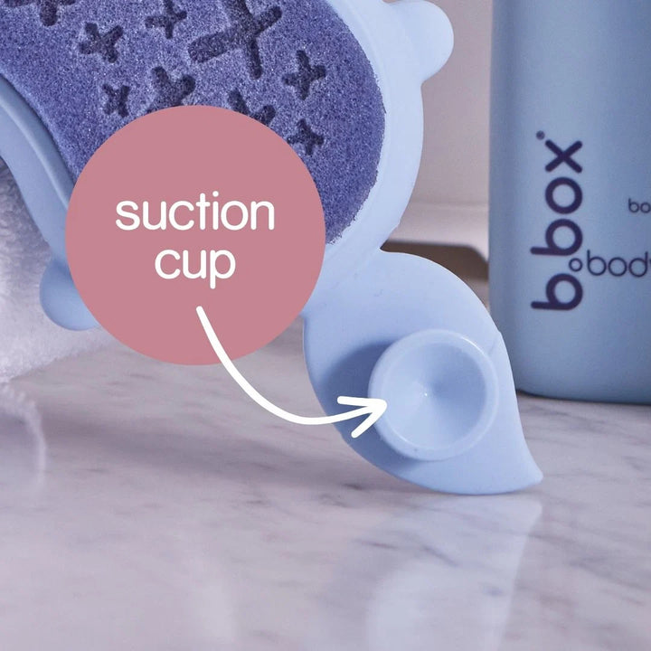 B.box Baby Bath Brush + Sponge