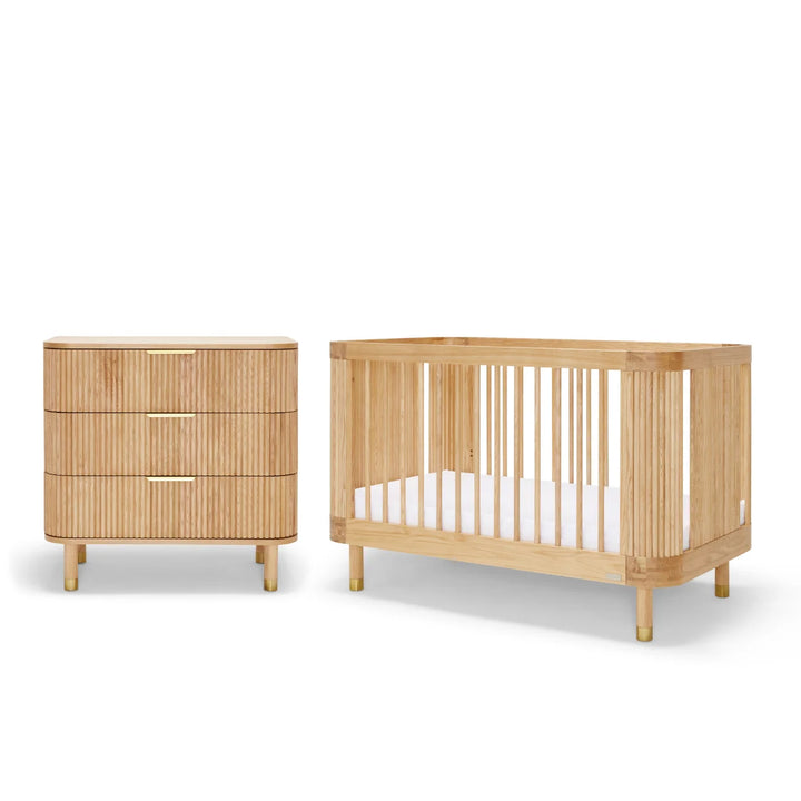 BabyRest Juno Cot & Chest Nursery Package - Ash