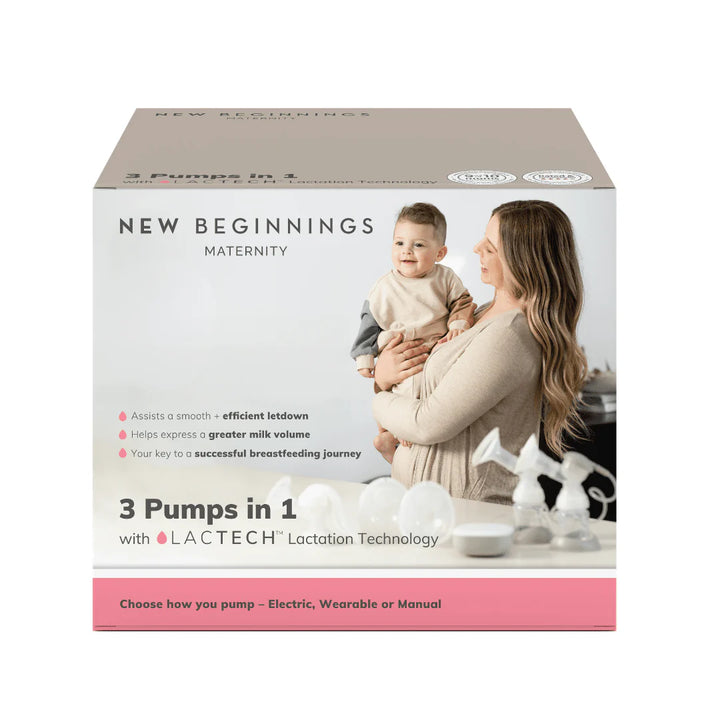 NEW BEGINNINGS 3 IN 1 BREAST PUMP