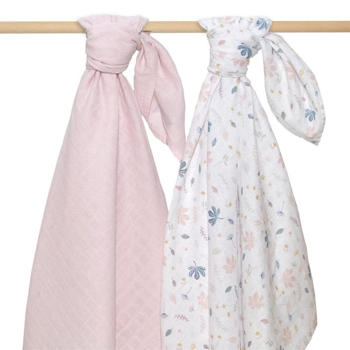 ORGANIC MUSLIN 2-PACK SWADDLE WRAPS