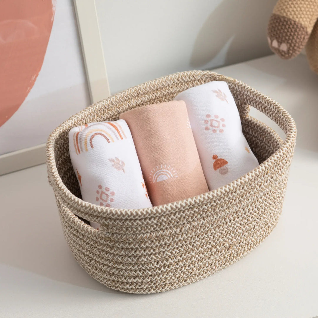 Living Textiles 3 Pack Wash cloths - Bohemian Bliss