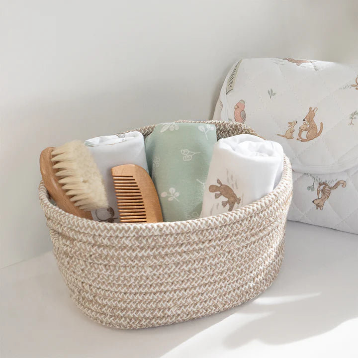 Living Textiles 3 Pack Organic Wash Cloths - Australiana