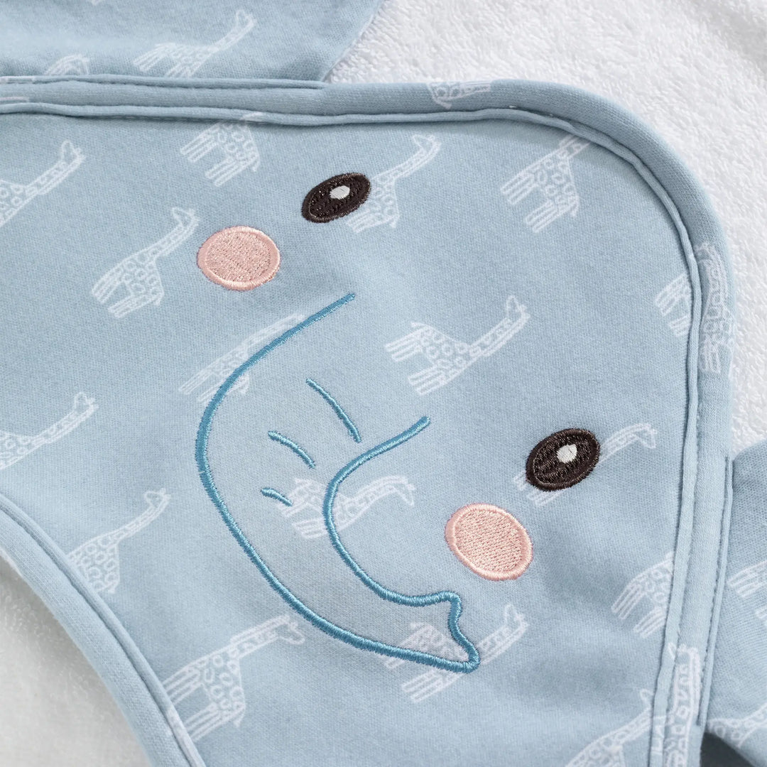 Living Textiles  Hooded Towel- Elephant Wild Safari